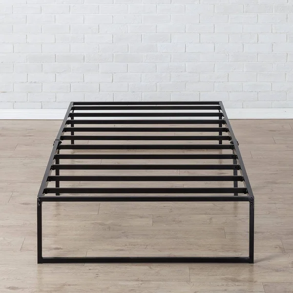 Zinus 12 inch Platforma Bed Frame, Mattress Foundation/ No Box Spring Needed, Metal Slat Support, Twin