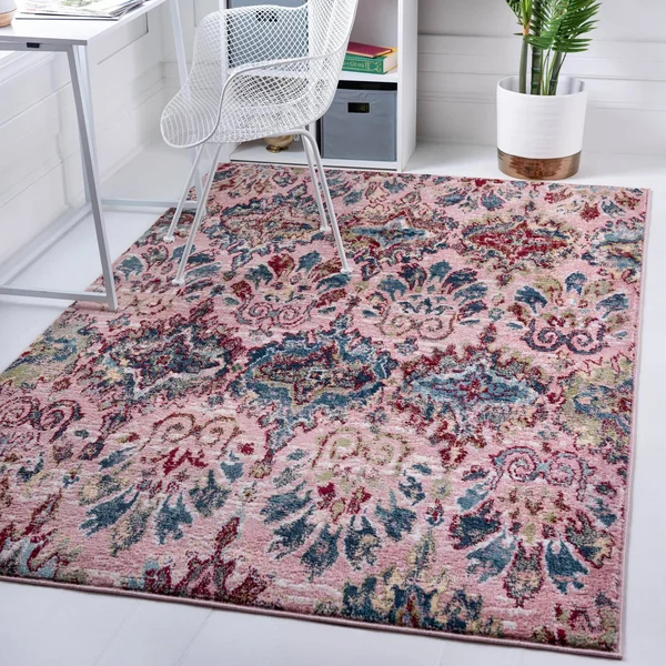 Unique Loom Brewton Sumter Area Rug (4& 0 x 6& 0 - Pink)