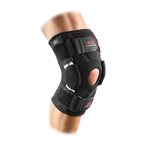 McDavid Level 3 Knee Brace with Dual Disk Hinges - Black, L