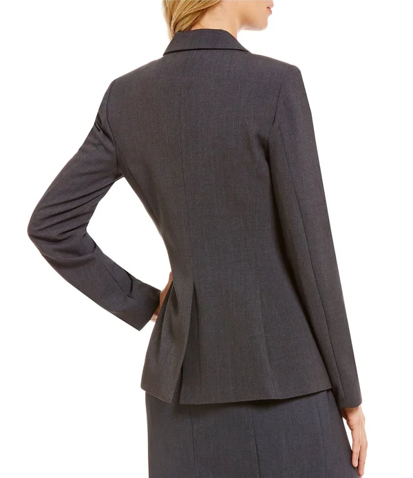 Calvin Klein Women's 1 Button Jacket - Black, 14