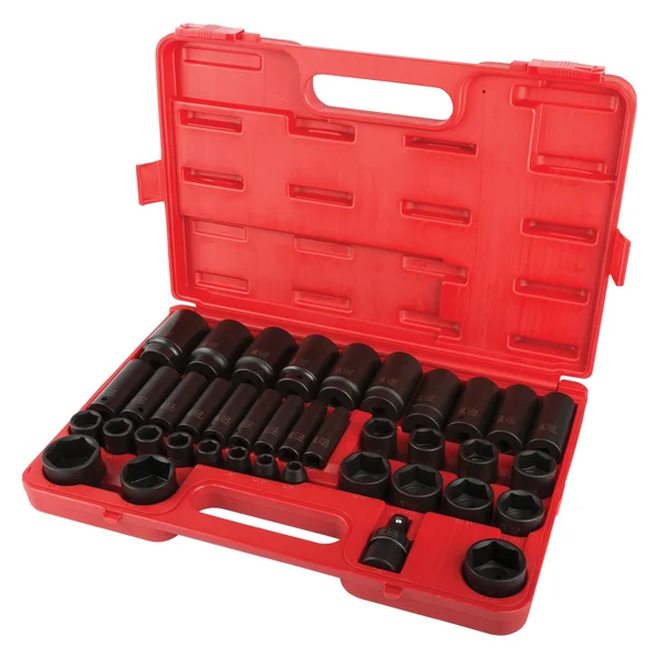 Sunex 1/2x22 Drive 39 Piece SAE Deep Impact Socket Set