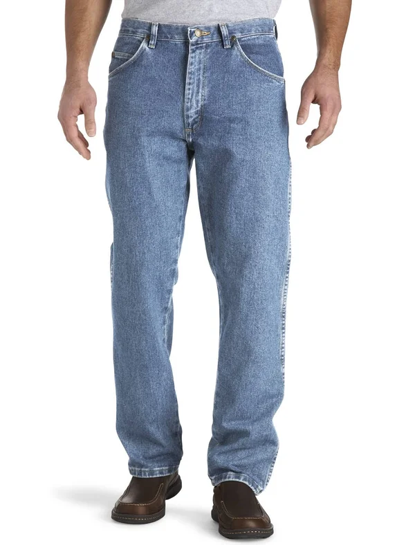 Big and Tall - Wrangler Rugged Wear Relaxed-Fit Jeans - Size 52 - Blue