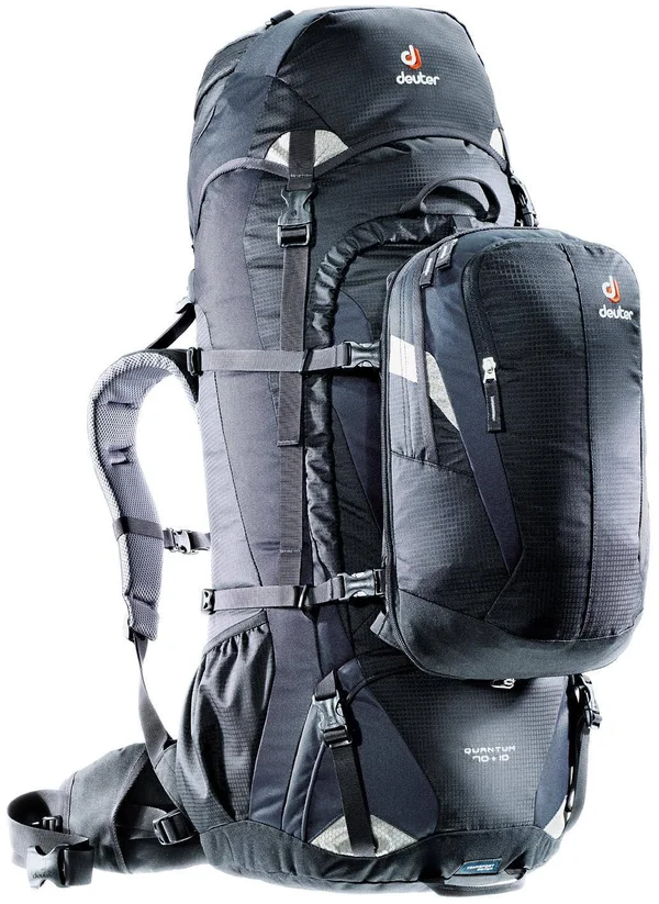 Deuter Quantum 70 + 10 - Black, Silver