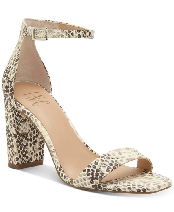 Inc International Co Inc Women's Lexini Two-Piece Sandals, Size: 9.5W, Brown