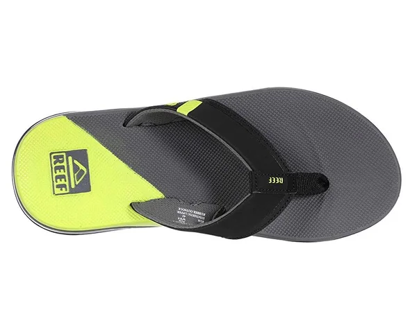 Reef -FANNING Low - Grey/Lime - 10