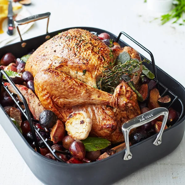 All-Clad - E7649764, HA1, Hard Anodized Nonstick 13x22 x 16x22 Roaster