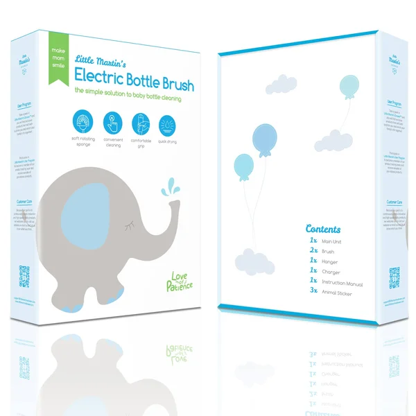 Little Martin&s Drawer Electric Bottle Brush