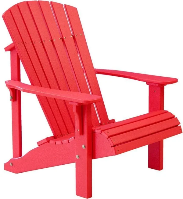 LuxCraft Recycled Plastic Deluxe Adirondack Chair