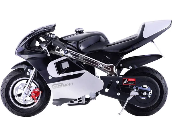 MotoTec GBmoto Black 40cc GAS Pocket Bike 4-Stroke