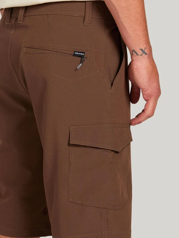 Volcom Surf N& Turf Dry Cargo Hybrid Shorts - Vintage Brown - Vintage Brown, 29