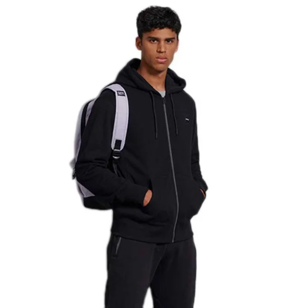 Superdry Men's Sportstyle Zip Hoodie Black Size: Xs