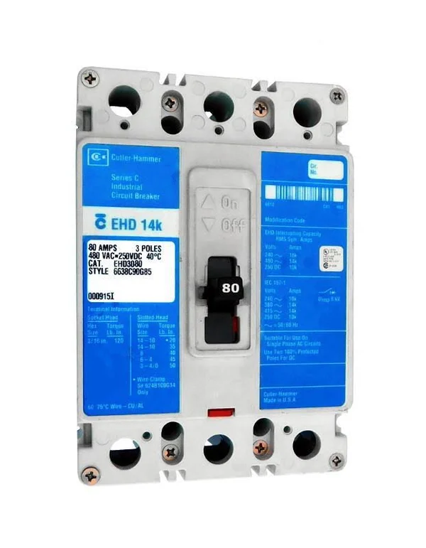 Cutler Hammer EHD3080 Circuit breaker.