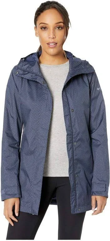 Columbia Women's Splash A Little II Jacket - Large - Nocturnal Mini Hex Print