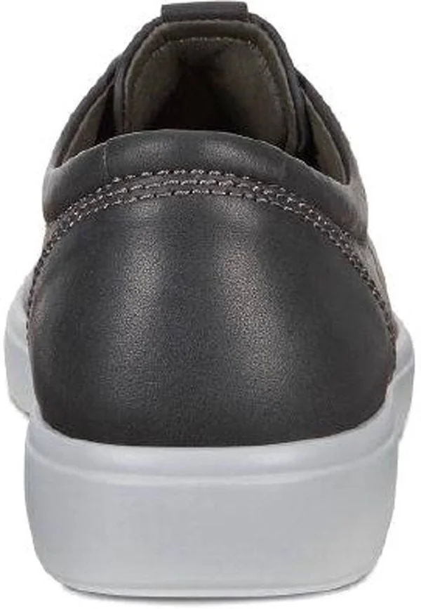 Ecco Men's Soft 7 Premium Tie Sneaker, Titanium, 10-10.5