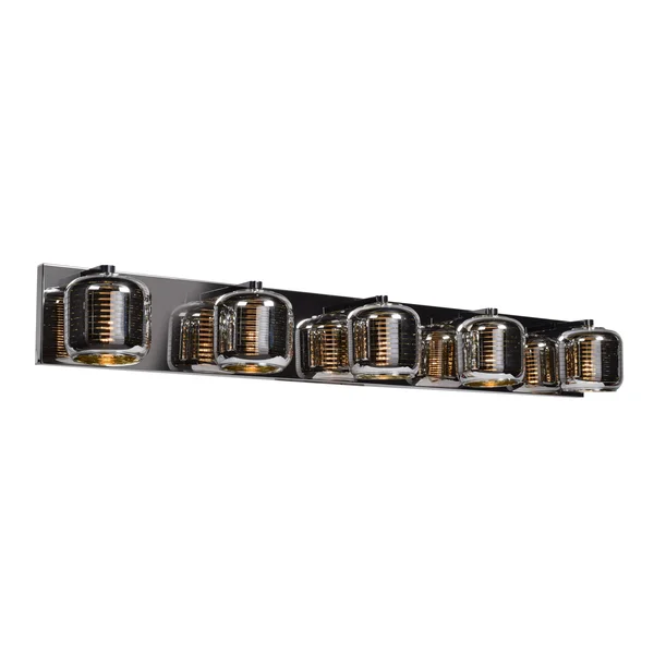 Access Lighting Dor 5-Light Vanity - Mirrored Stainless Steel - 62348LEDDLP-MSS/SMAMB