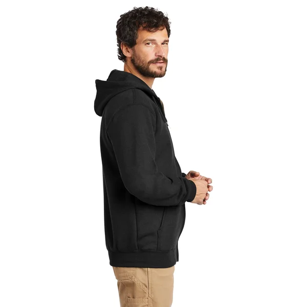 Carhartt Men's Black Midweight Hooded Zip Front Sweatshirt
