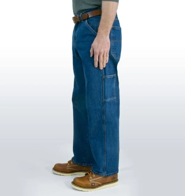 All American Men's Carpenter Jean - Medium Stonewash - Made in USA 36 - 30