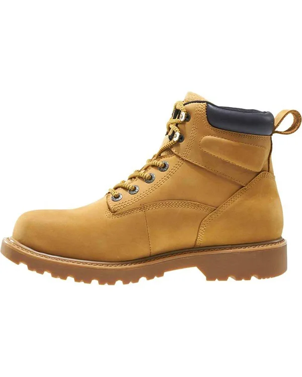 Wolverine Men's Floorhand 6in Waterproof Work Boot - Wheat - 7.5 M