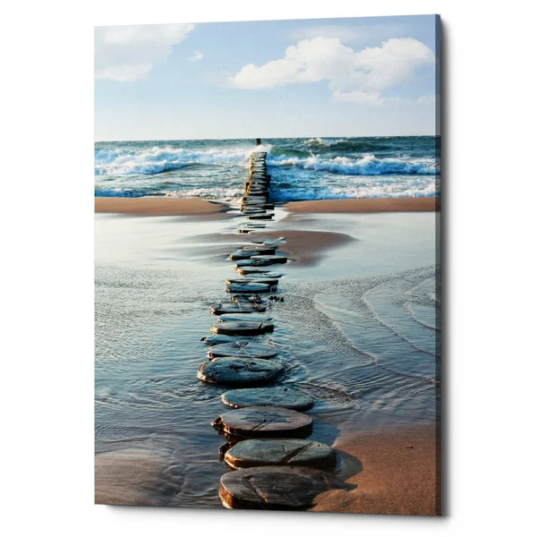 Epic Graffiti Stepping Stones Giclee Canvas Wall Art - 12x22x18x22 26x22 x 40x22