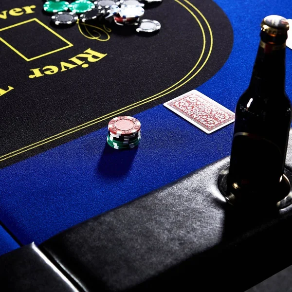 Barrington 10-Player Poker Table - Blue