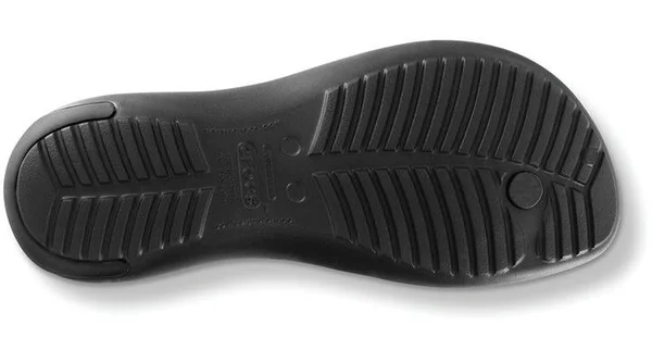 Crocs Women's Sexi Flip Sandals, Size: 8, Black
