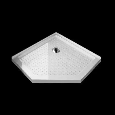 organnice P81-1 40x22 W x 40x22 D Neo-Angle Single Threshold Shower Base