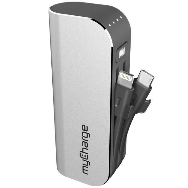 Mycharge HUBMINI 3350 mAh Portable Charger for Most Lightning-Equipped