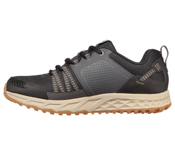 Skechers Men's Escape Plan Sneakers, Black/Gray, 8.5