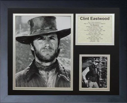 Legends Never Die Clint Eastwood Framed Photo Collage - 11