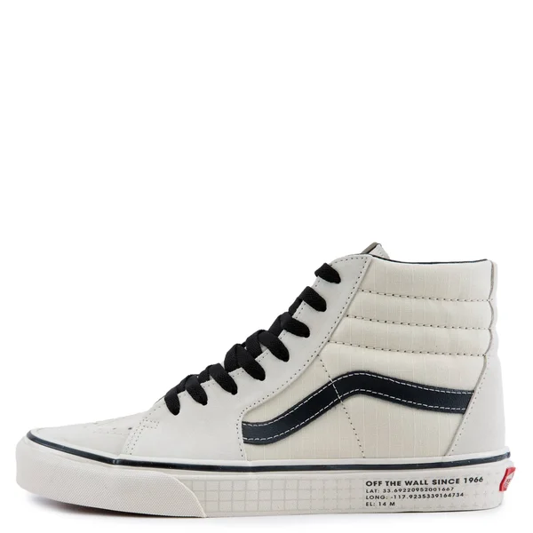 Vans Sk8-Hi 66 Supply 10.5, Antique White/Black