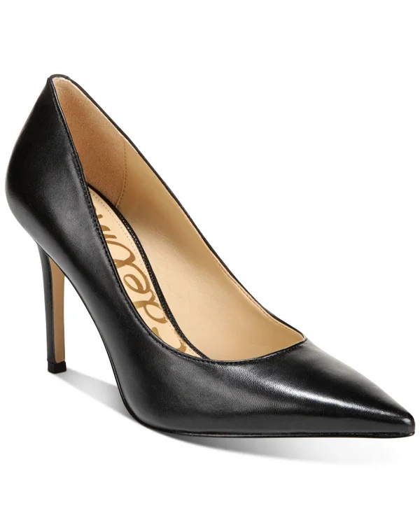 Sam Edelman Hazel Pumps - Black Leather