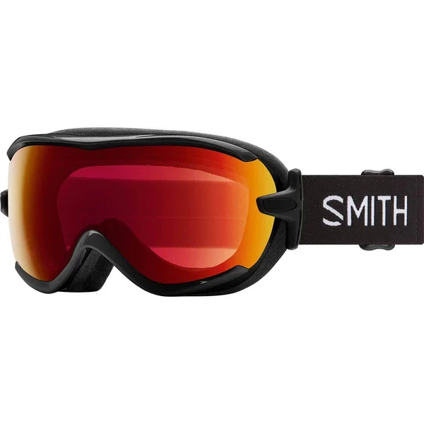 Smith Women's Virtue Snow Goggles Black/ChromaPop Photochromic Red Mirror