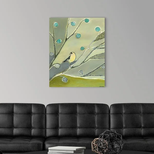 Great Big Canvas The Goldfinch Waits Canvas Wall Art Print