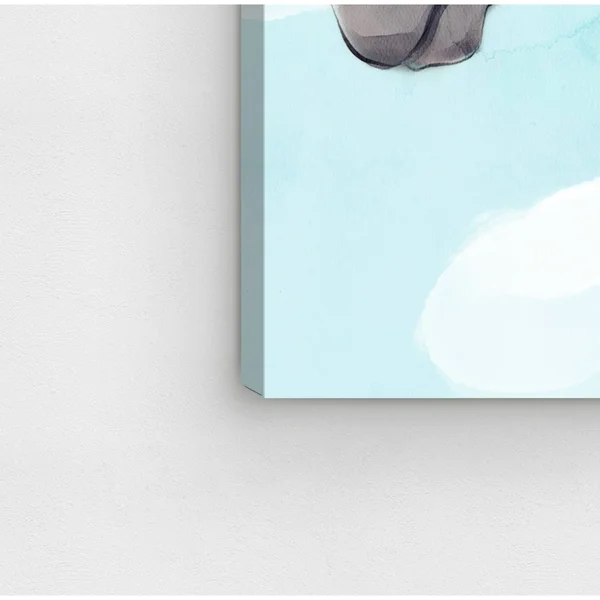 Oliver Gal 'Pastel Unicorn Mane' Fantasy and sci-fi Wall Art Canvas Print - Pink - Blue - 24 x 36