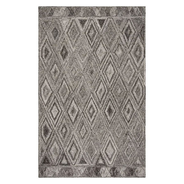 Safavieh Abstract 618 Area Rug - Grey, Black, 6' x 6' Square