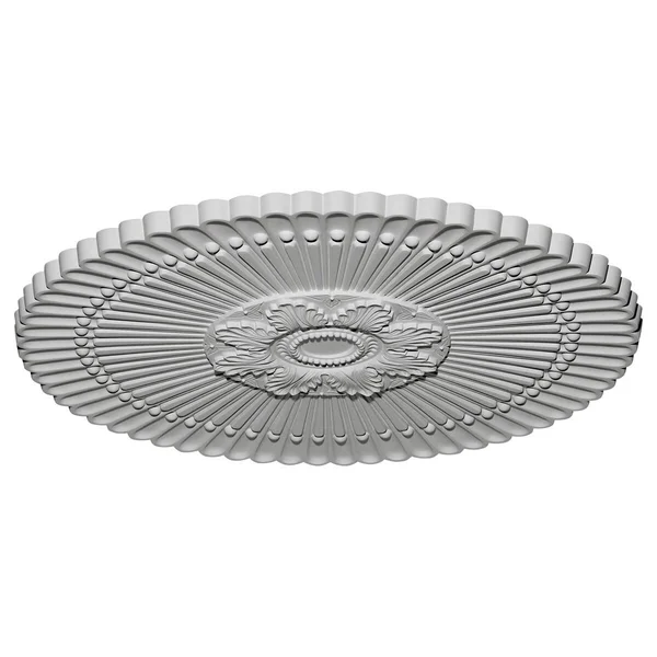 30x22OD x 1 1/4x22P Nexus Ceiling Medallion (Fits Canopies Up to 2 3/4x22) - Hand-Painted Rich Gold