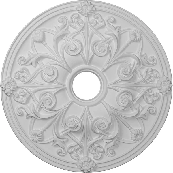 23 5/8x22OD x 3 7/8x22ID x 2 1/8x22P Jamie Ceiling Medallion (Fits Canopies Up to 3 7/8x22) - Hand-Painted Midnight Dream