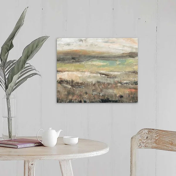 Grassland Showers I - Canvas Wall Art, 20x16, Great Big Canvas