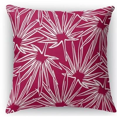 Square Pillow Cover & Insert Kavka Designs Color: Red, Size: 16x22H x 16x22W