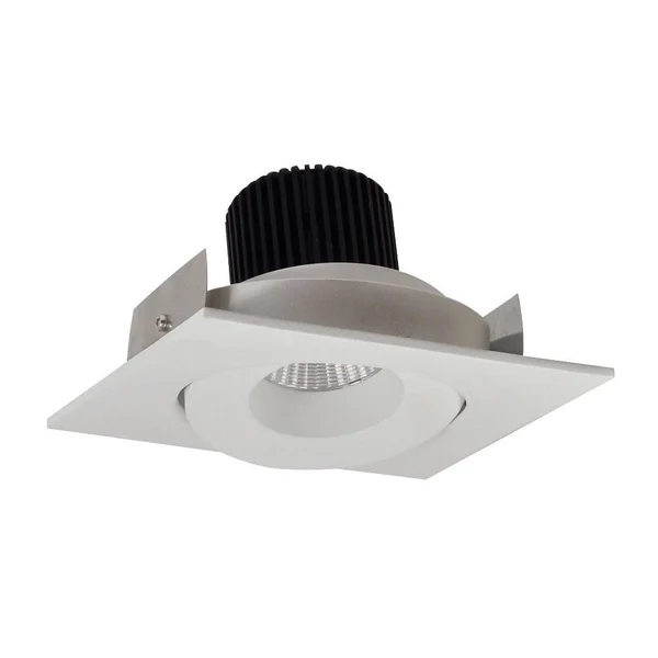Nora NIO-4SG40XMPW 4x22 Iolite Square Surface Gimbal Adjustable TRIM, 800lm, 4000K, Matte Powder White