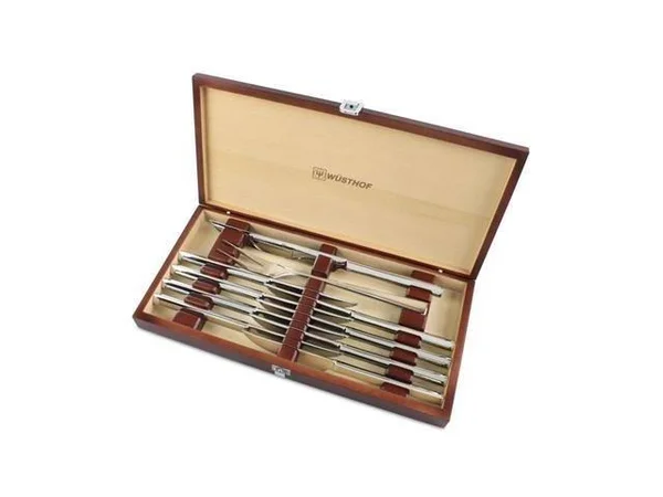 Wusthof 10-Piece Stainless Steel Carving and Steak Knife Set