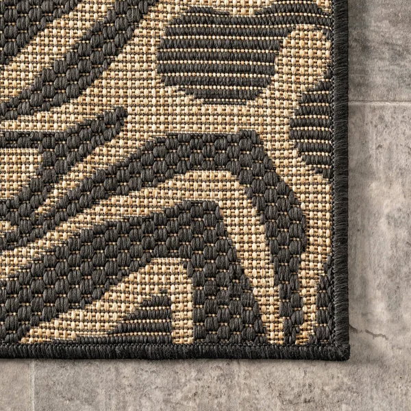 nuLOOM Dakota Geometric Indoor/Outdoor Area Rug - 8& x 10& - Charcoal