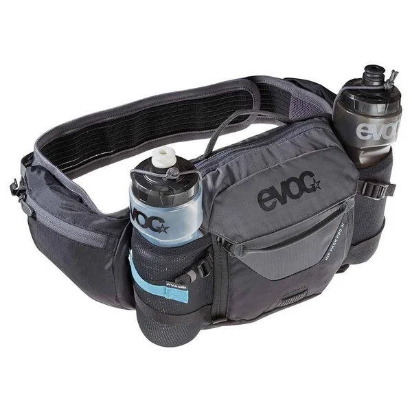 EVOC Hip Pack Pro 3L + 1.5L Bladder Carbon Grey/Chili Red