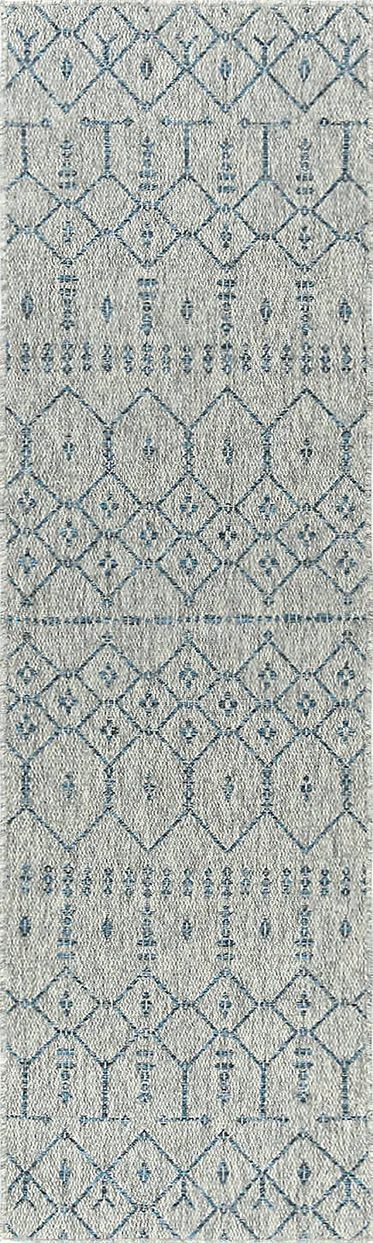 Tayse Elsa Indoor/Outdoor Area Rug, Size: 5 ft. Round, Blue