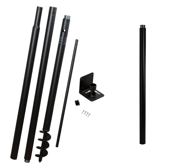 Squirrel Stopper Universal Mounting Pole Kit - Great for Post-Mounted Bird Houses and Bird Feeders - Heavy Duty Pole with Threade