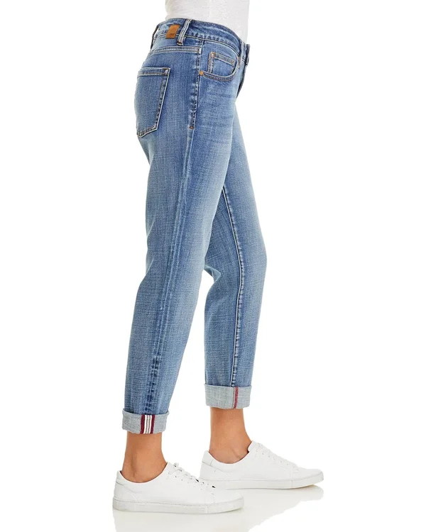 Jag-Carter Mid Rise Girlfriend Jeans 14