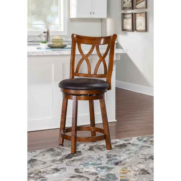 26x22 Madison Counter Height Barstool Rustic Oak - Powell Company