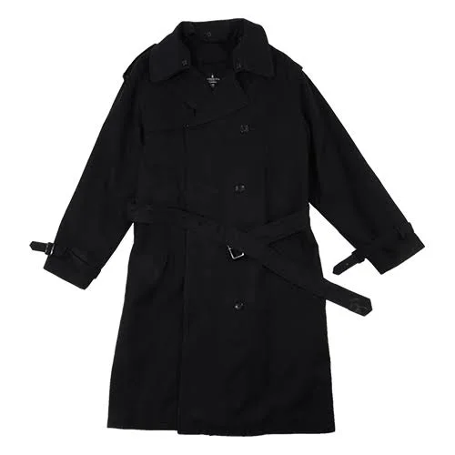 London Fog - Iconic Trench Coat - Black - 46R - Men's