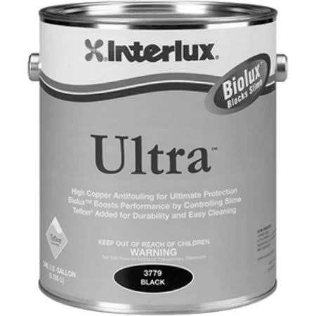 Interlux Ultra with Biolux, Black, Gallon