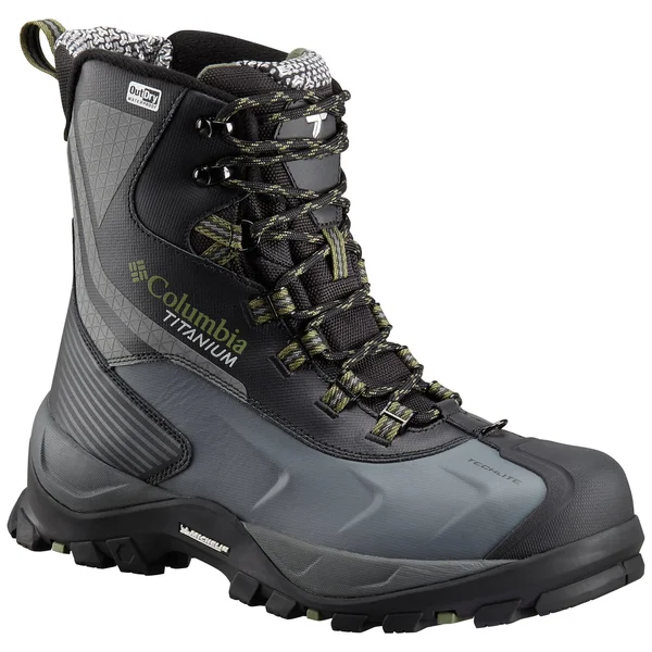Columbia Men's Powderhouse Titanium Omni-Heat 3D Outdry Boot - Black, 8
